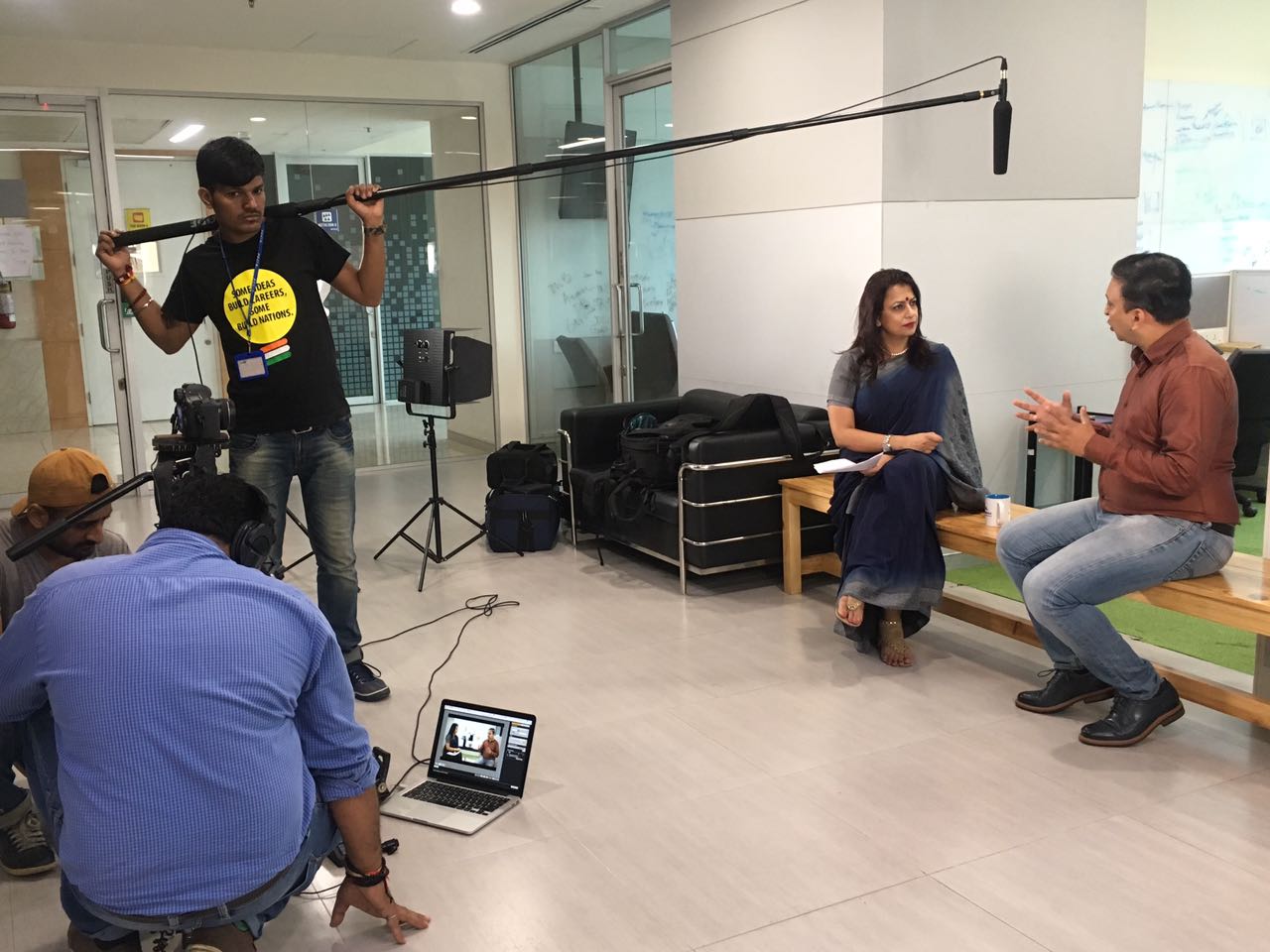 Interview with Apurva Chamaria at HCL Office in Noida