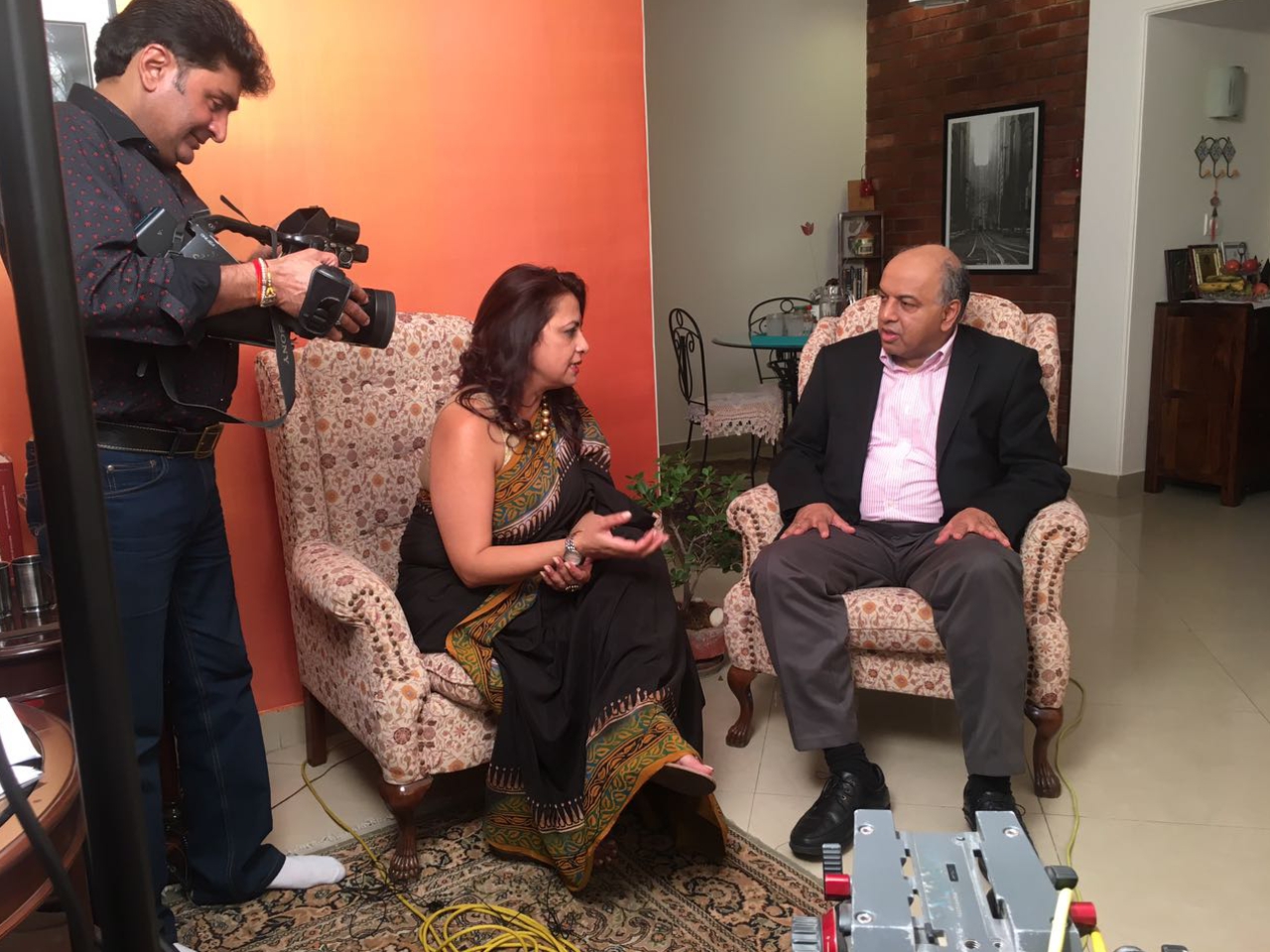 Candid Shots Through Interview With Sanjeev Bikhchandani 