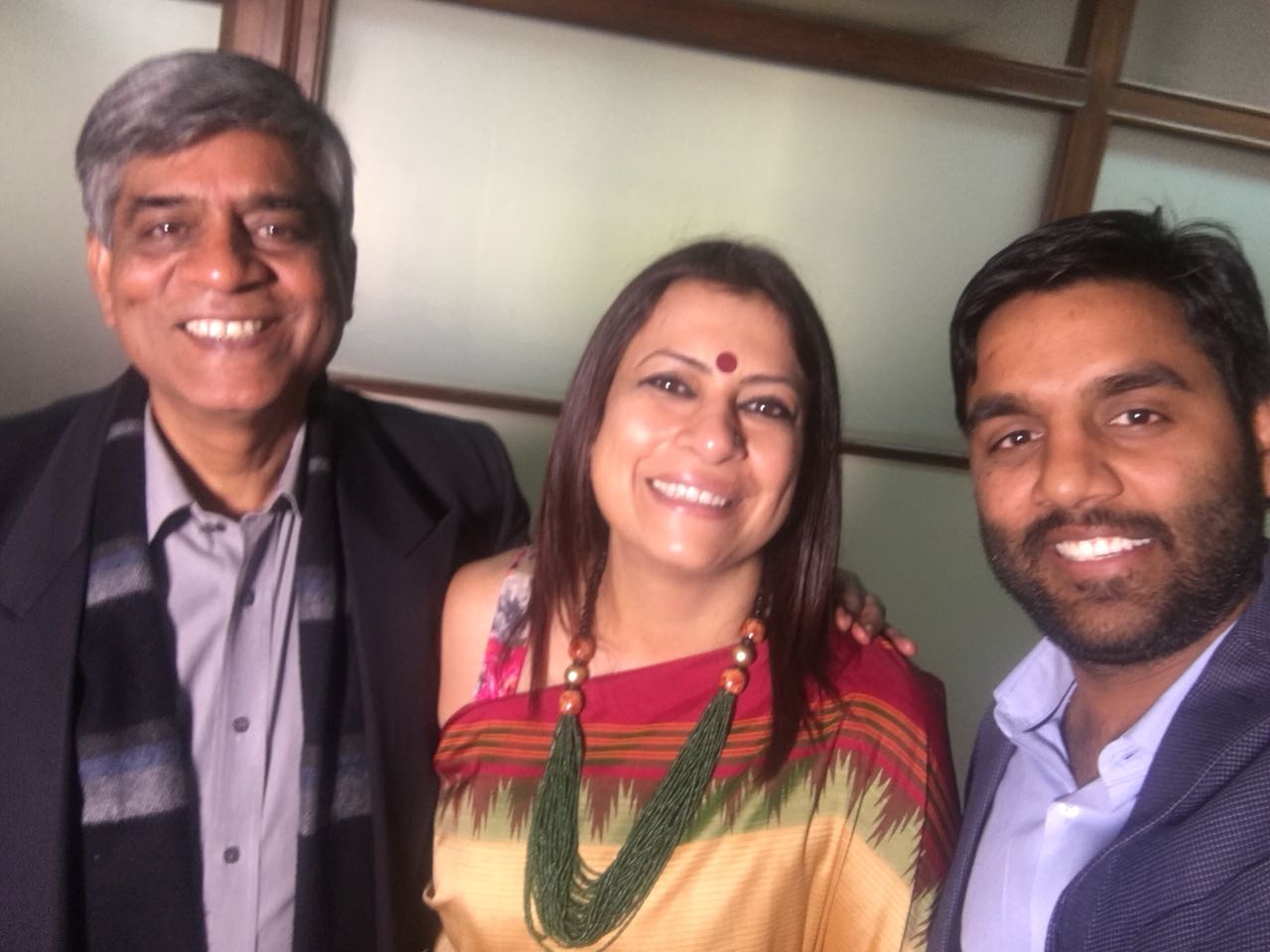 With the Mentor and Mentee in the same frame . Pradeep Gupta, Founder Cyber Media and Vinay Singhal, Founder Witty Feed