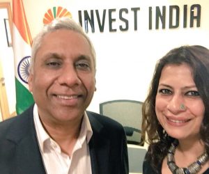 With the MD & CEO of Invest India, Deepak Bagla